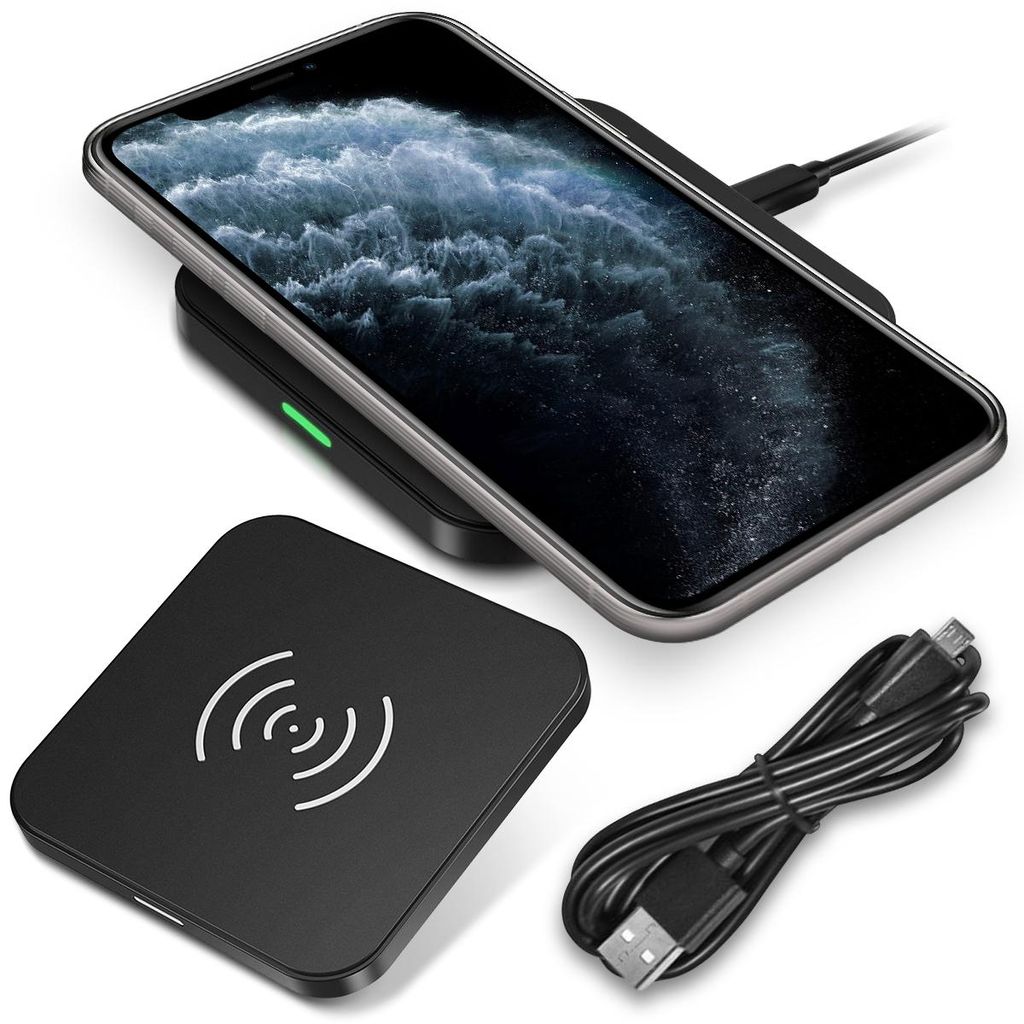 QI Wireless Kabellos Ladegerät für Apple iPhone 11 Pro Produktbild 
