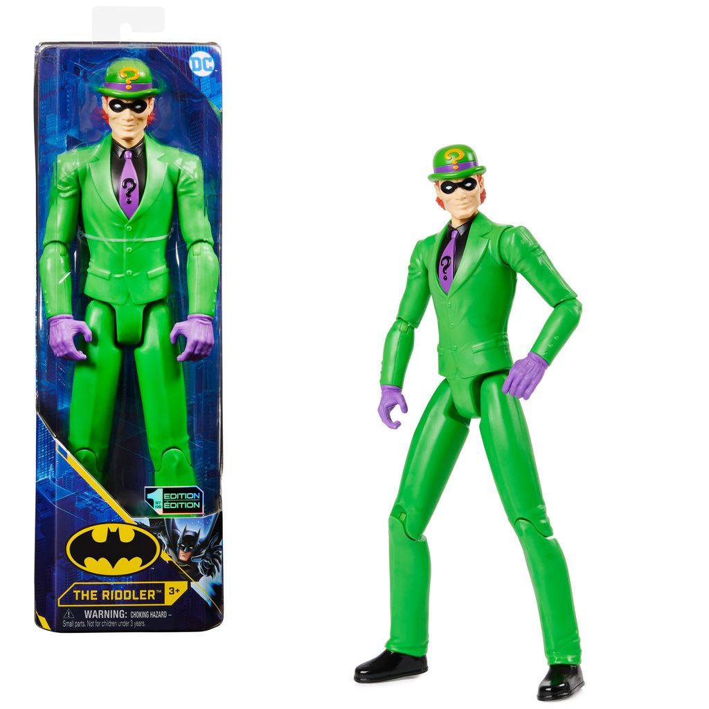 DC Comics BAT FGR 12in Riddler S1 V1 GML Image du produit 