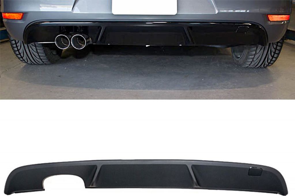 Heckdiffusor Diffusor Stoßstange Hinten Sport Look für VW Golf VI 6 GTD ab 2008-