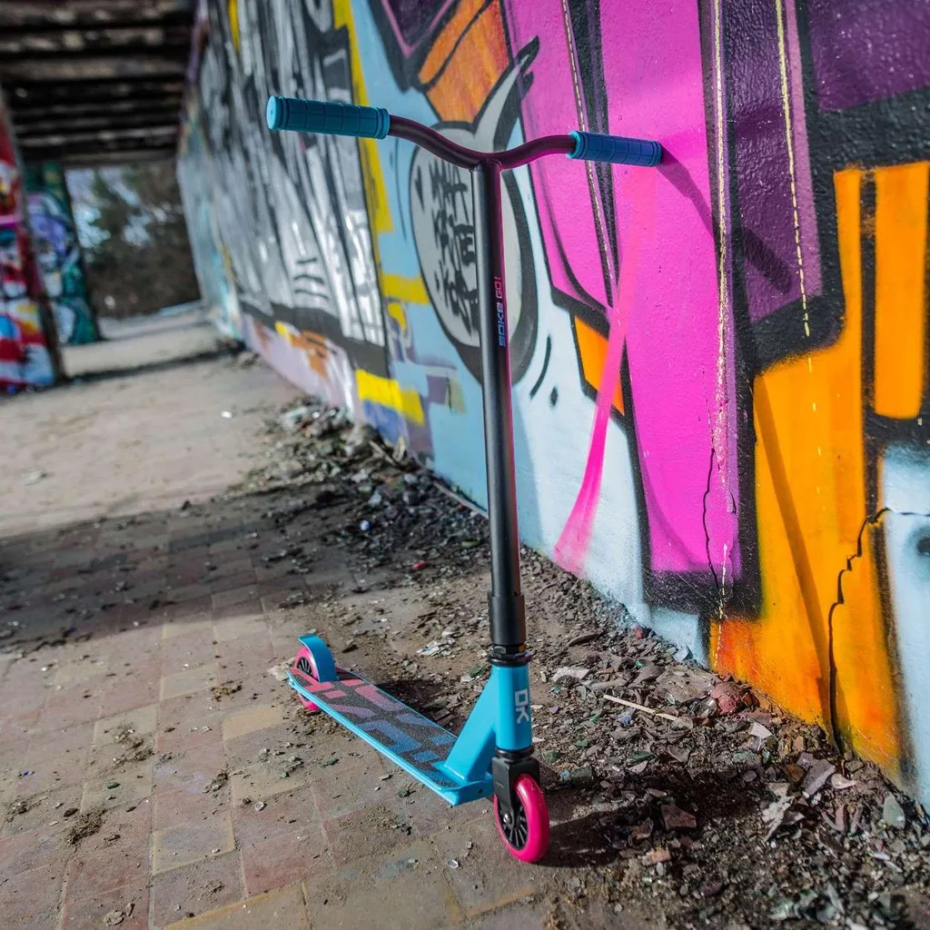 Vélo Trick Kick SOKE GO! Turquoise : Trottinette Freestyle Professionnelle - 3
