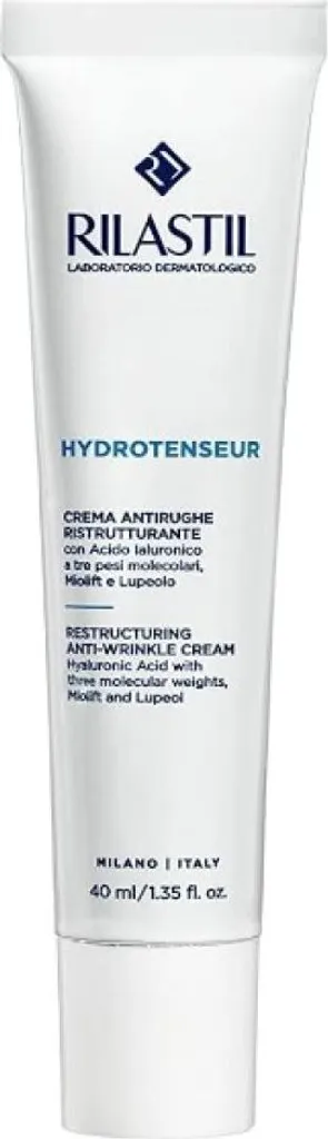 Rilastil Hydrotenseur Crème Visage Anti-Rides Texture Légère 40ml Acide