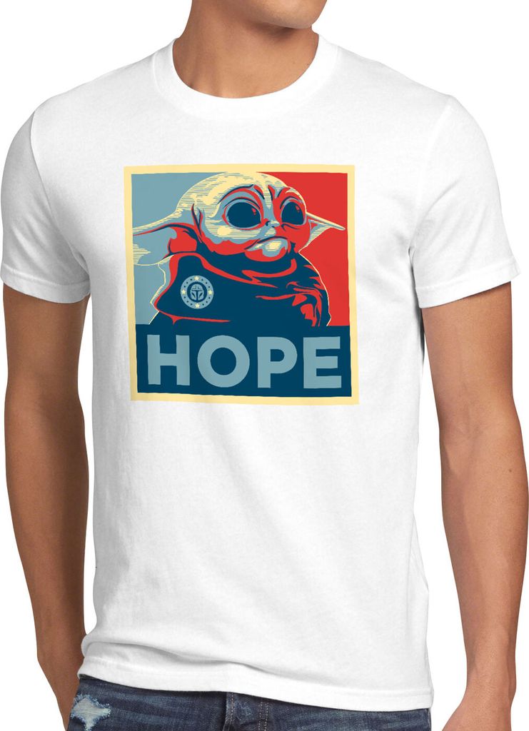 A.N.T. Baby Yoda Hope Herren T-Shirt mini mando kopfgeldjäger