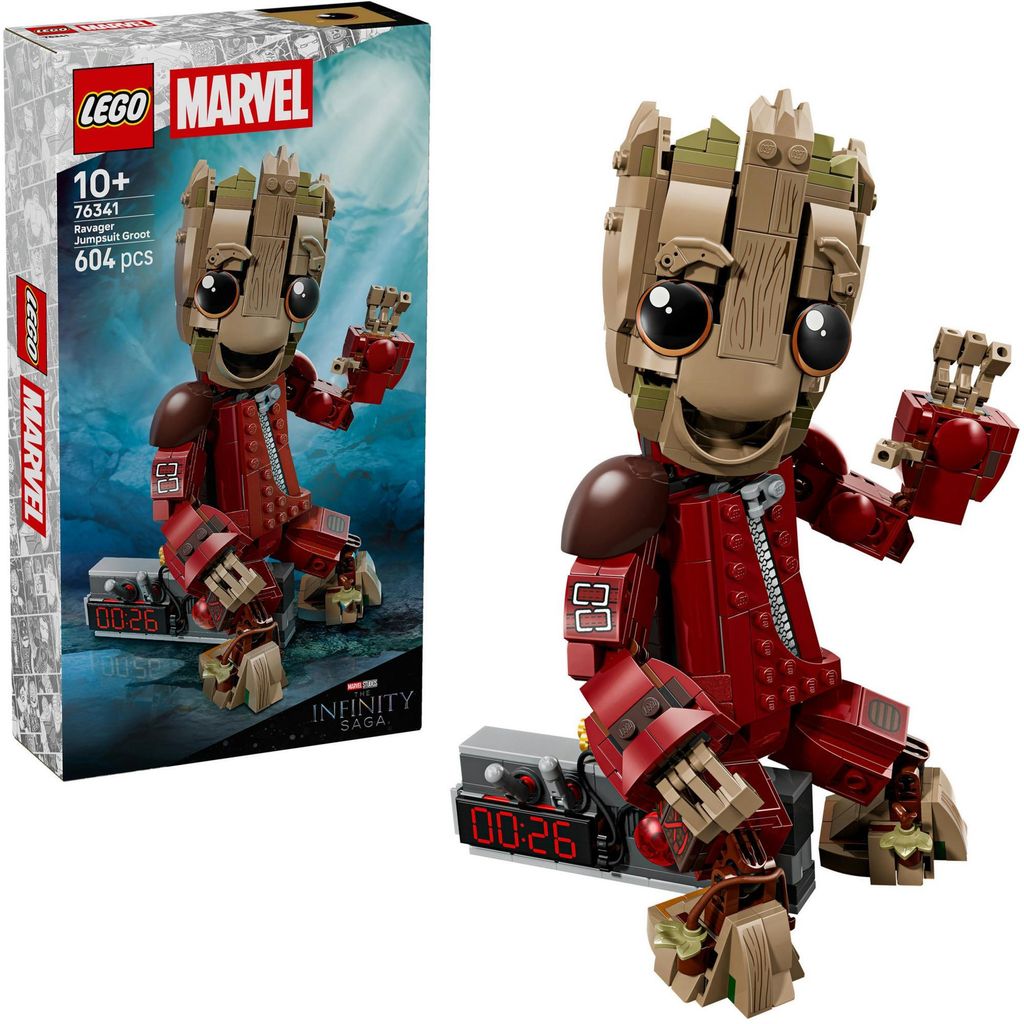 LEGO | Groot im Ravager-Outfit - Superhelden Spielzeug mit Produktbild 