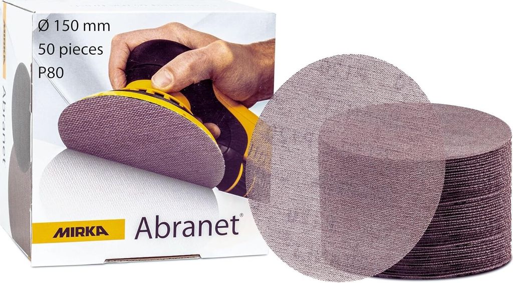Mirka Abranet Netz-Schleifscheiben Ø 150 mm Klett / Korn Produktbild 