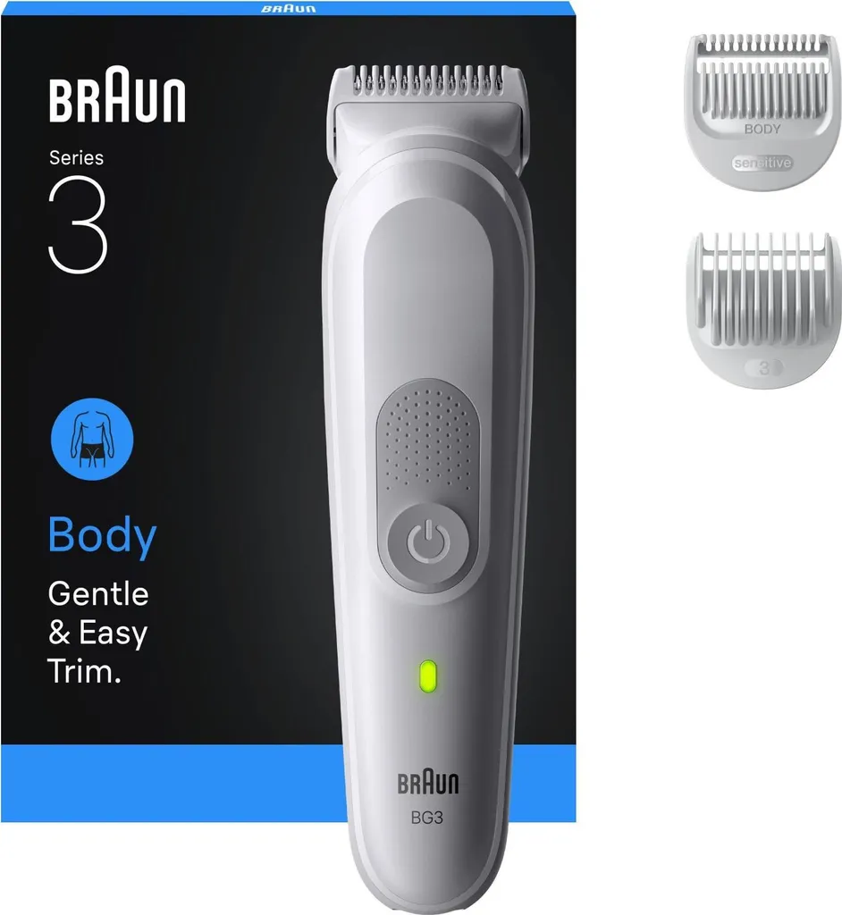 Tondeuse corps homme Braun BG3530 Series 3 étanche et haute précision