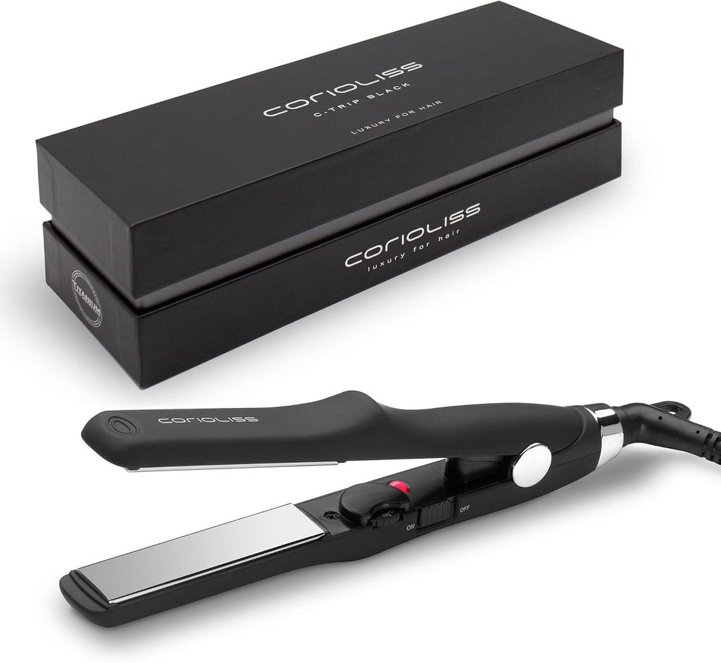 Haarglätter für Frauen für feines Haar, Professionelles Glätteisen mit Temperaturkontrolle Mini-Platten Ideal für kurzes Haar und alle Haartypen