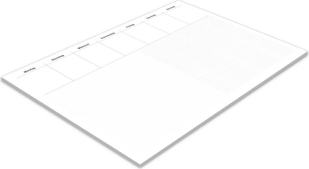 RNK Schreibunterlage Office 46616 liniert/kariert 30Blatt Produktbild 4