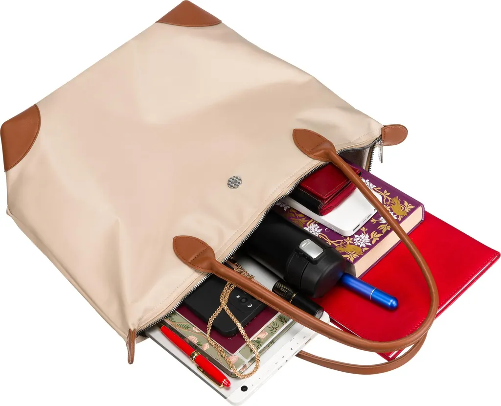 Peterson Striould: Borsa Professionale Donna in Marrone e Beige - 9
