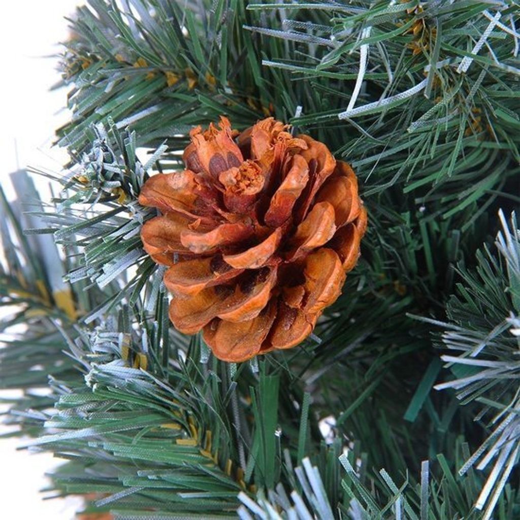 CASARIA® Weihnachtsbaum künstlich 180 cm Schnee-Optik und Produktbild 12