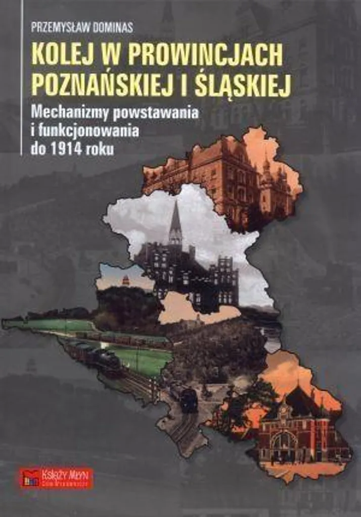 Chemins de fer de Poznan et Silésie - Carte Lisible et Haute Définition
