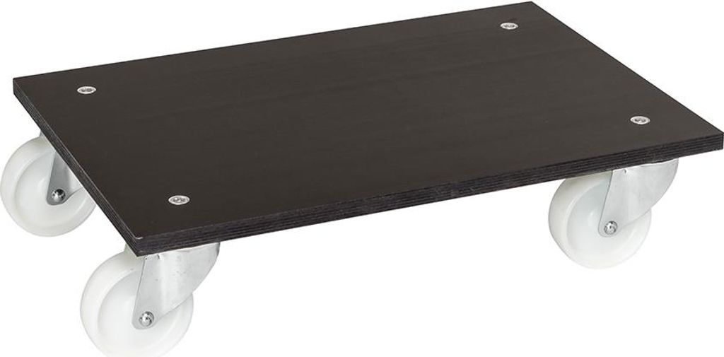 Rollbrett Kistenroller mit Gummimatte 600 x 600 x 145 mm, 300 kg