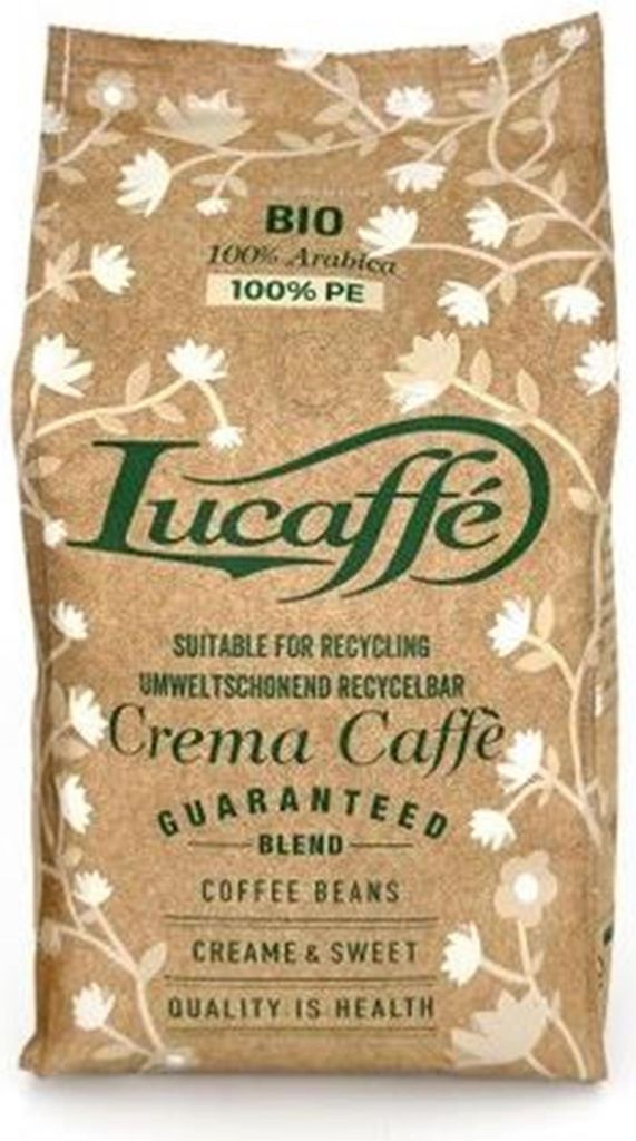 LucafféCrema Caffe 100% Arabica zrnková káva 500g Obrázek produktu 