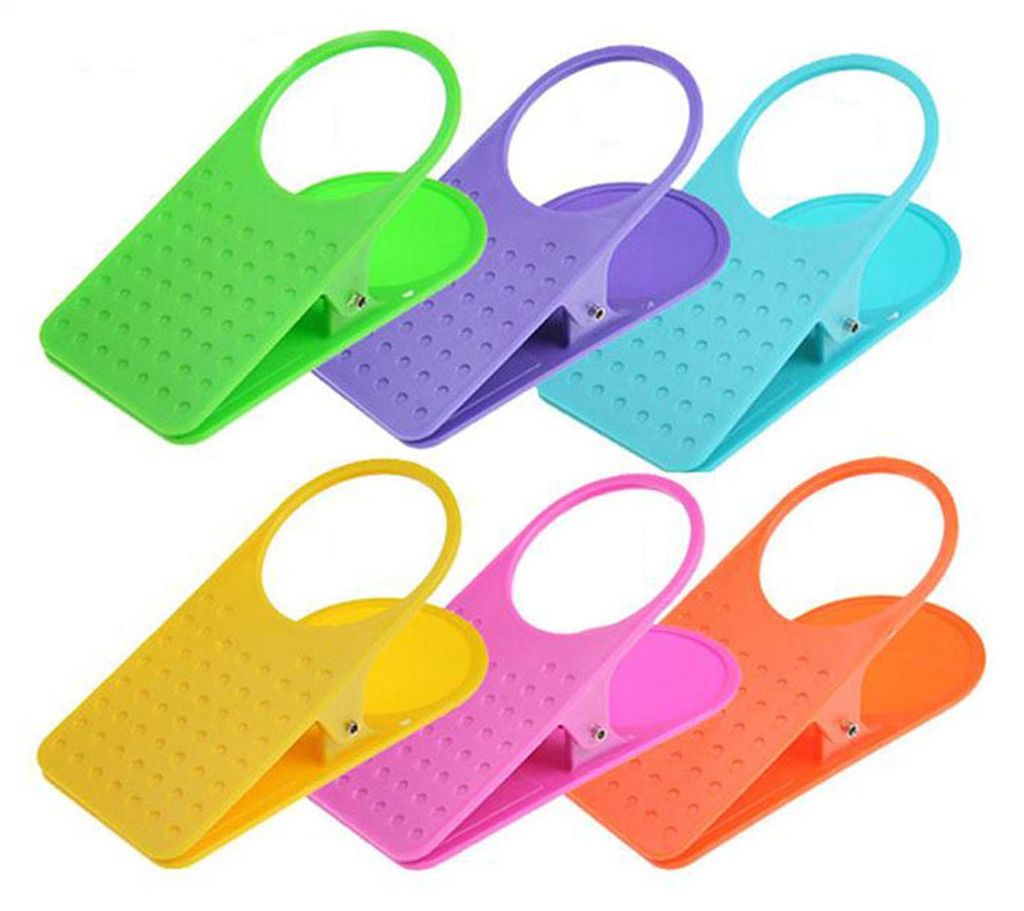 Clip-Becherhalter-Klemme für Campingstühle, Liegen, 6,5 cm Durchmesser, tragbarer Becherhalter für Schreibtisch, Büro, Auto, Reisen und Familie
