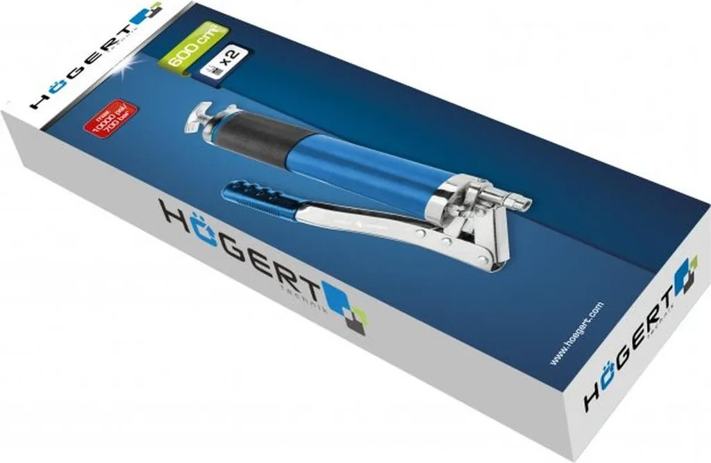 Hogert Technik HT8G908 Machine à graisser manuelle haute performance - 5