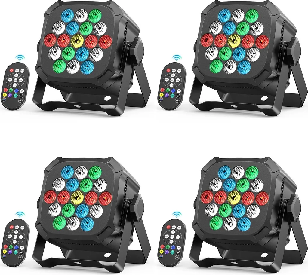 Projecteur de Scène DMX RVB ZQ01639 : Éclairage Professionnel sans Surchauffe