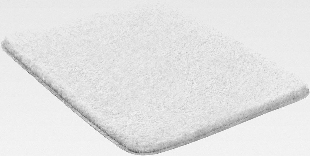 Badteppich Meadow,Silbergrau 55x 65 cm grau