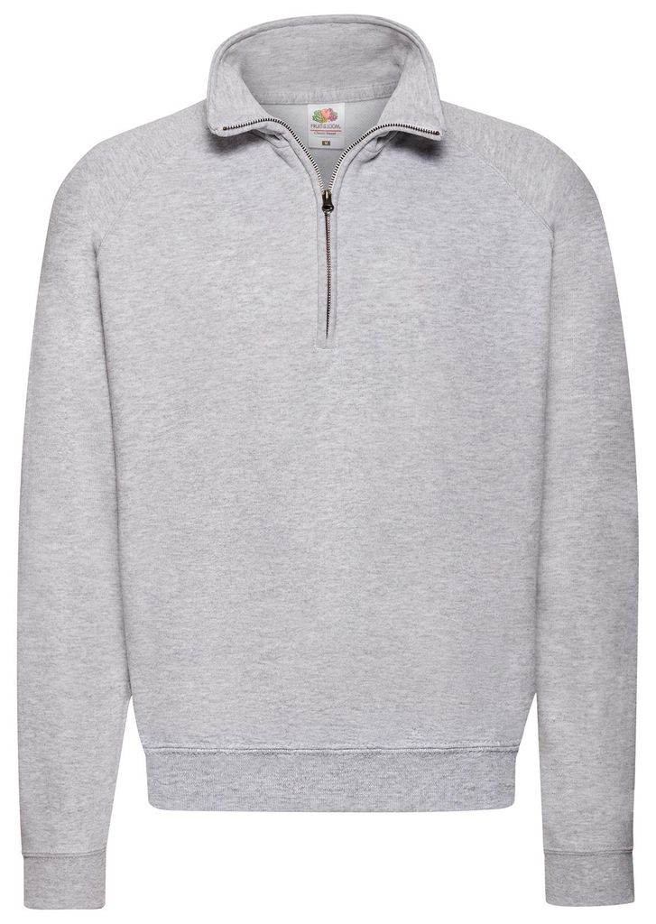 Fruit of the Loom Classic Zip Neck Sweat ,Farbe: Produktbild 