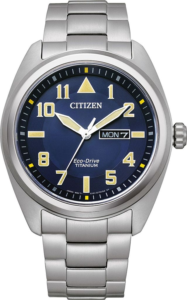 Občan BM8560-88L Eco Drive Pánske hodinky Titanium Date Obrázok produktu 