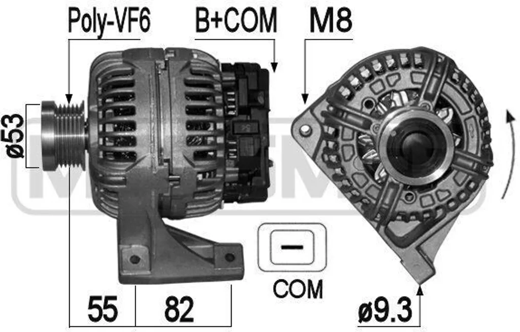 Alternateur de voiture ERA pour moteurs Volvo S60 V70 XC90 essence diesel