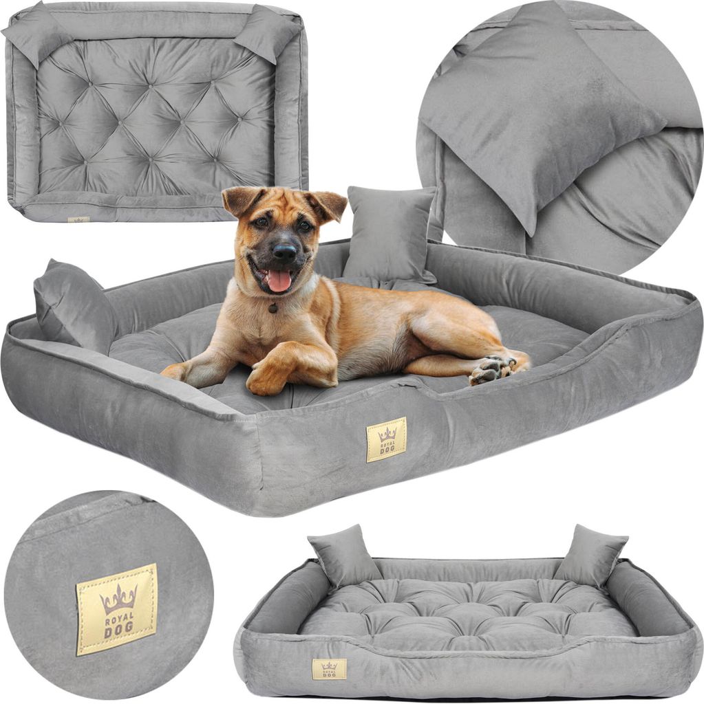 Hundebett Hundekissen Katzenbett Hundesofa Hundekorb 130X105 Cm, Velour