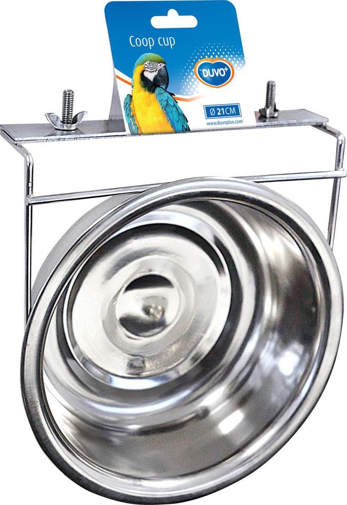 Duvo+ Futternapf Inox + 2 Schrauben, Größe: XXL