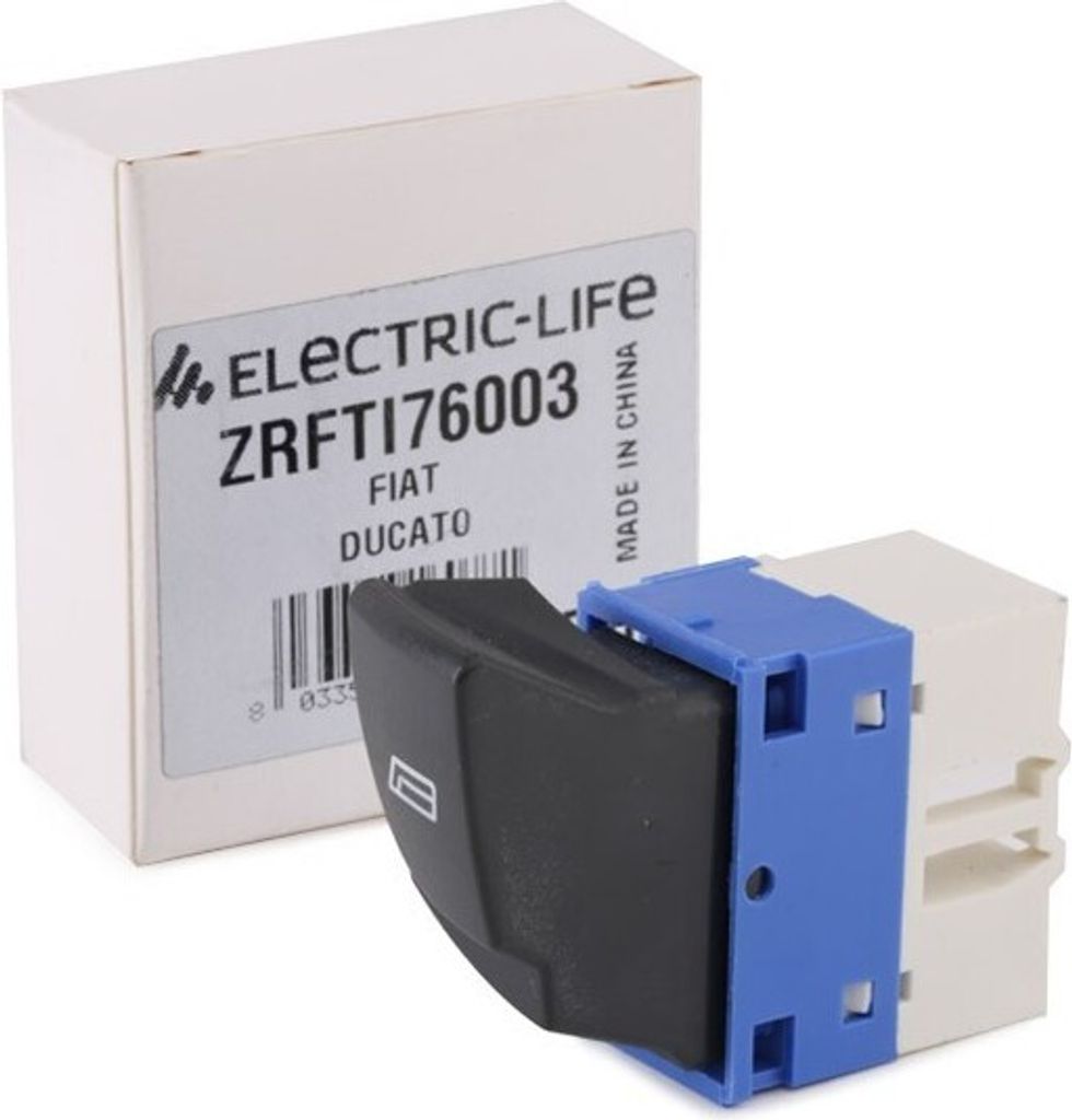 ELECTRIC LIFE ZRFTI76003 Fensterheberschalter für FIAT DUCATO Kasten (244) Vorne Rechts Fensterheber Schalter