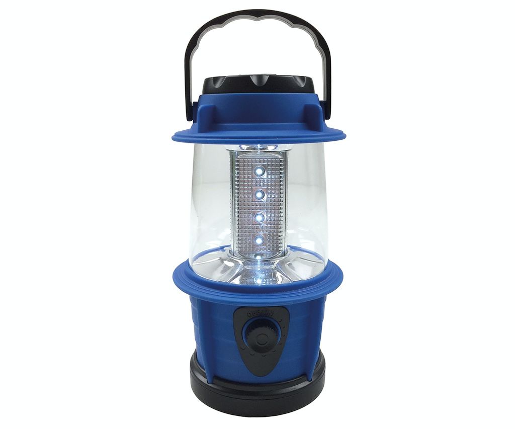 Happy People LED-Laterne blau Produktbild 
