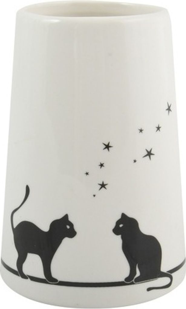 MSv Zahnputzbecher Keramik Katze