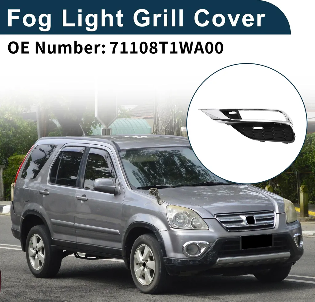 Grille de Phare Antibrouillard Honda CR-V 2015-2016 OE 71108T1WA00 Noir