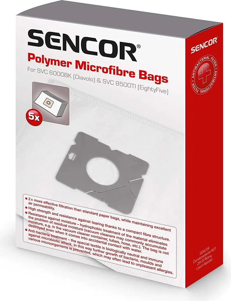 Aspirateur HEPA H13 Sencor SVC 8505TI-EUE3 anti-allergie puissant gris