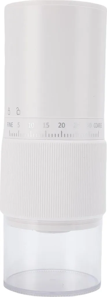 Broyeur à café automatique et portable blanc pour mouture personnalisée