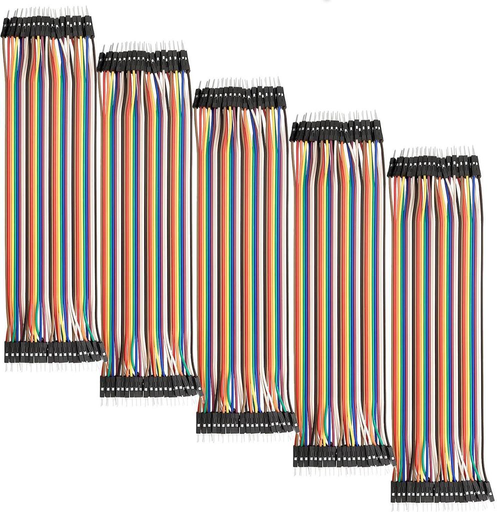 AZ-Delivery Weiteres Zubehör Jumper Wire Kabel 40 STK. je 20 cm M2M Male to Male kompatibel mit Arduino und Raspberry Pi Breadboard, 5x Jumper Wire