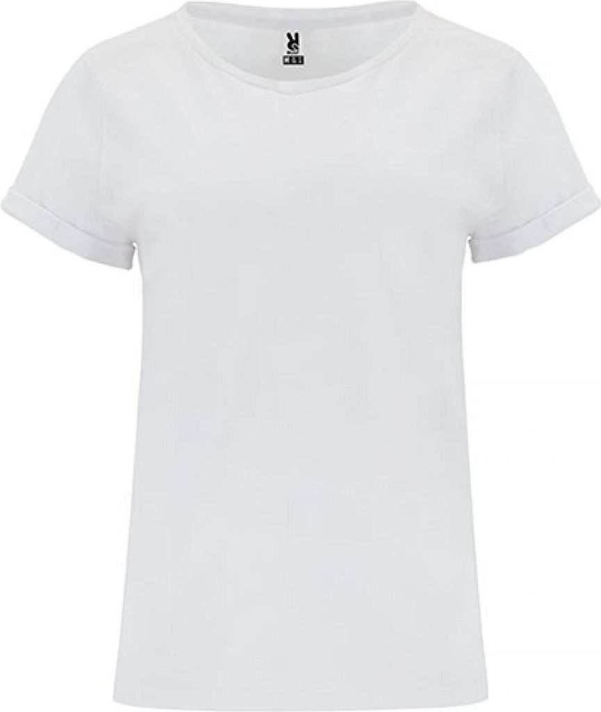 Roly CA6643 | WomenŽs Cies T-Shirt - Damen - Farbe: White 01 - Größe: M
