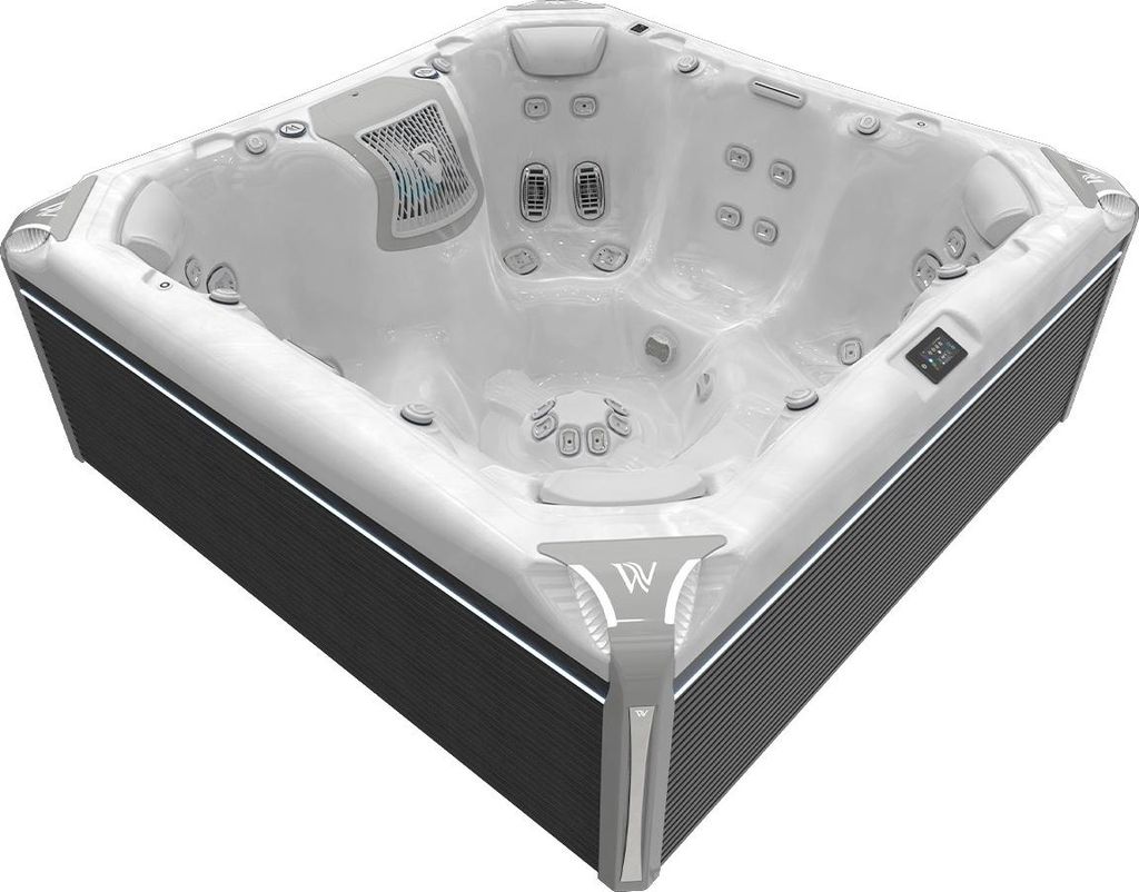 Wellis Elbrus Life Premium Whirlpool Außenwhirlpool 236x236x95cm für 7 Personen inkl. Thermocover