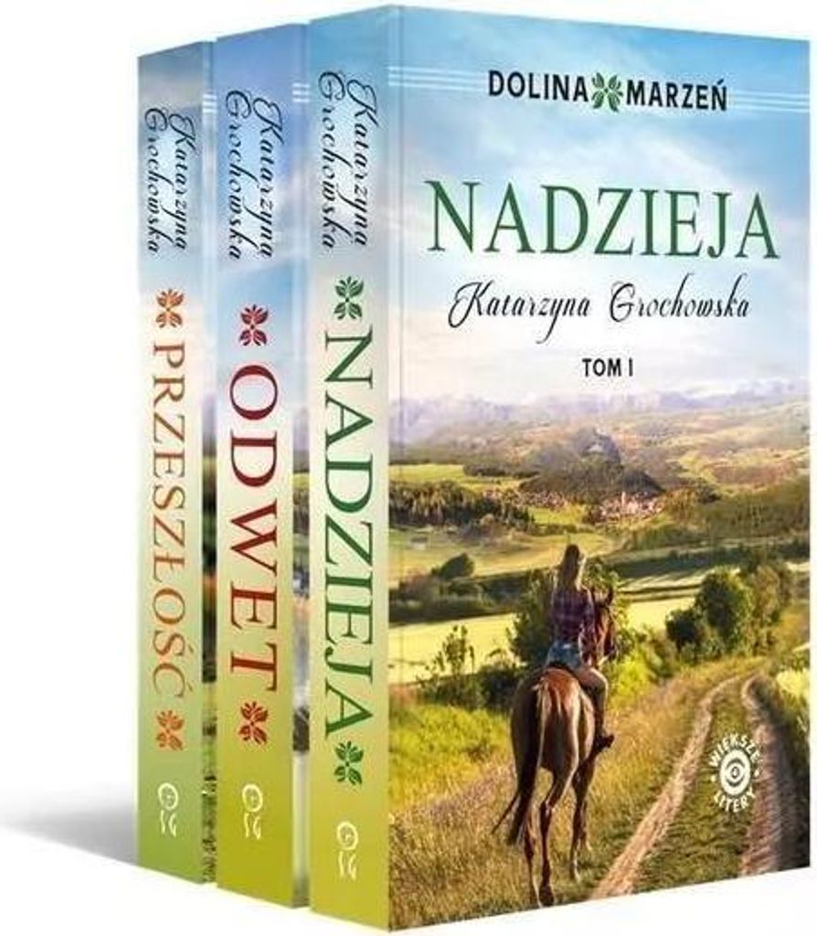 Dolina marzeń Tom 1-3 - Katarzyna Grochowska (Buch auf Polnisch)
