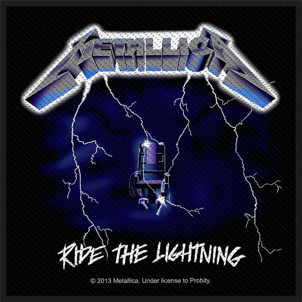 Metallica Ride The Lightning Aufnäher zum Aufnähen