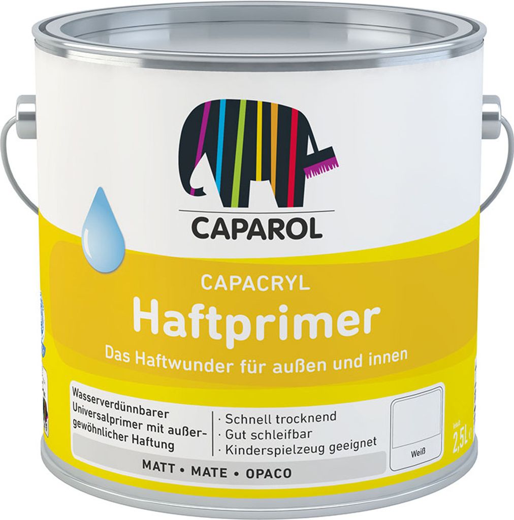 Caparol 438 Capacryl Haftprimer White 2.5L
