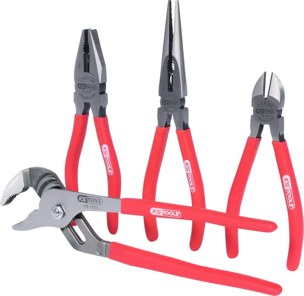 KS TOOLS 115.1304 Zangen-Satz, 4-tlg