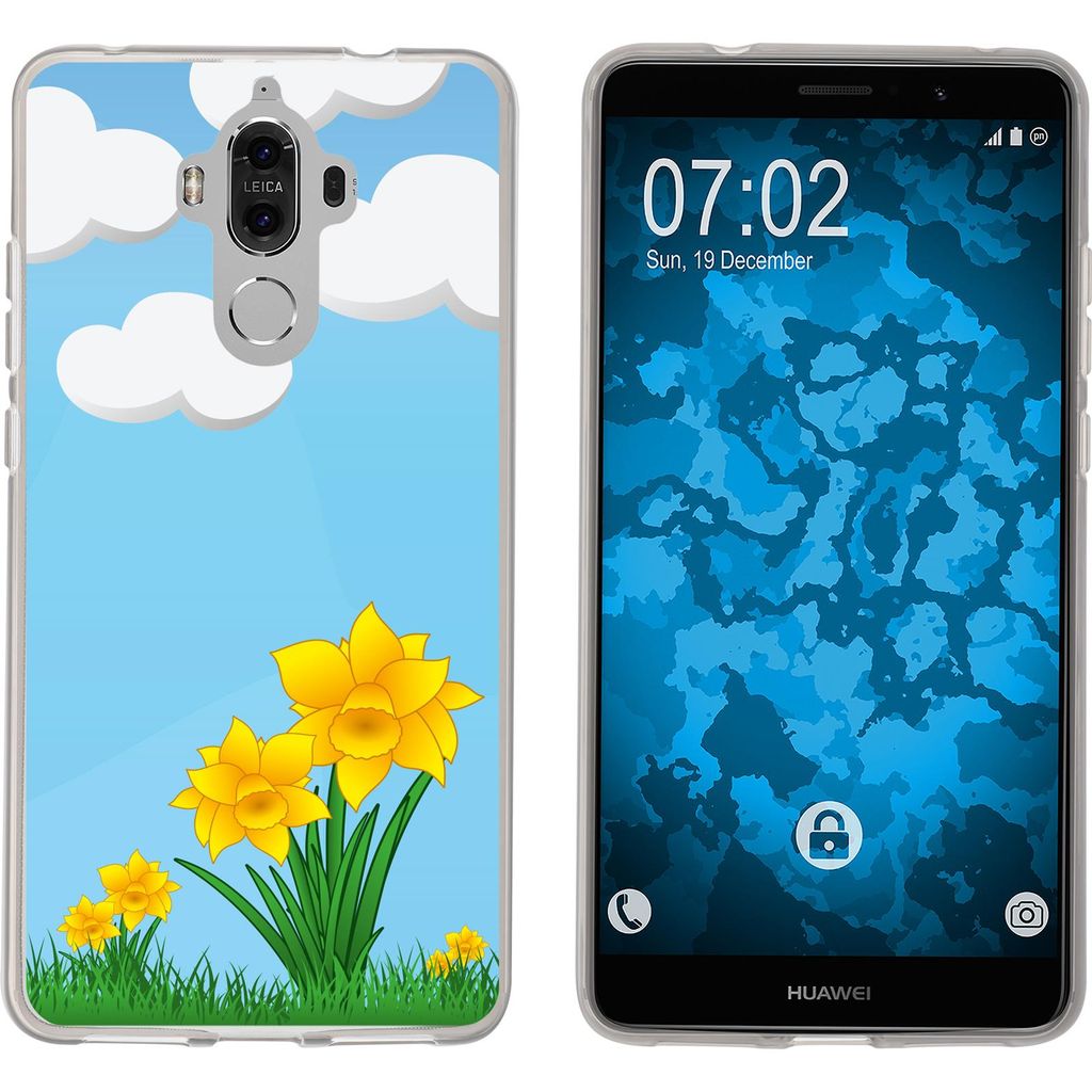 PhoneNatic Case kompatibel mit Huawei Mate 9 Silikon-Hülle Ostern M4