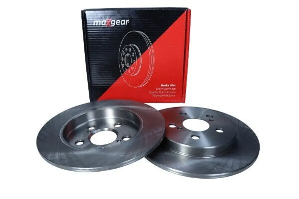 Stopper les bruits de freinage : disques arrière MAXGEAR pour TOYOTA PRIUS