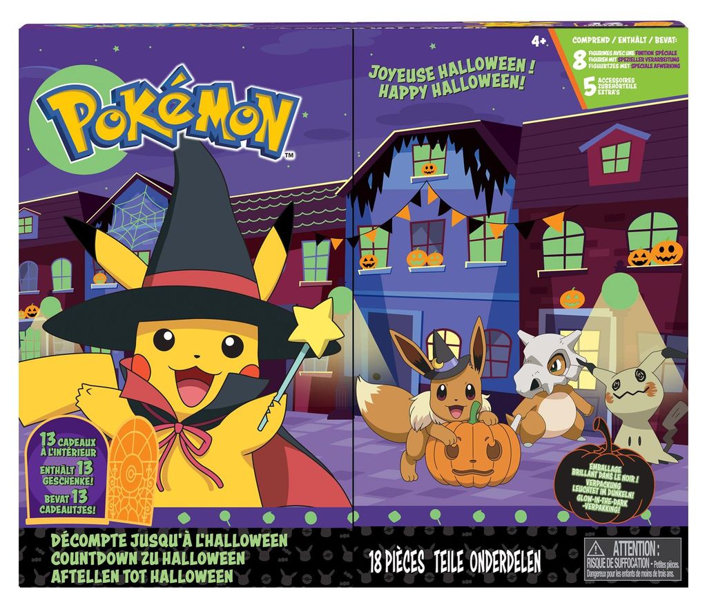 Pokémon - Calendrier d'Halloween 2021 "Compte à rebours Image du produit 