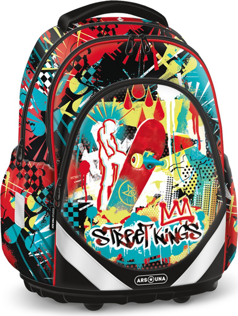 Ars Una Schulrucksack Street Kings 24, für Jungen
