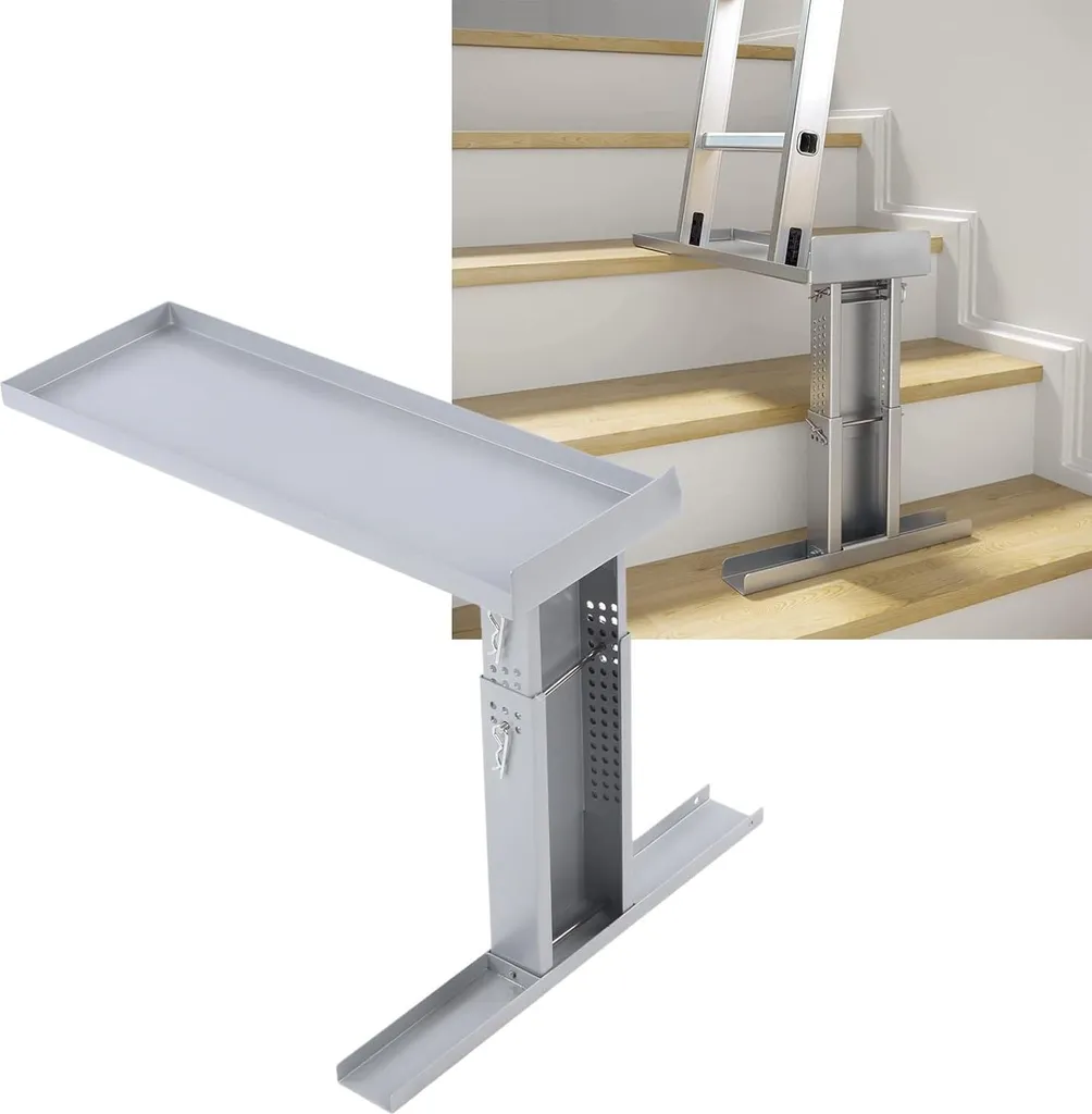 Échelle droite pliable en acier allié - Design antidérapant sécurisé 2m50