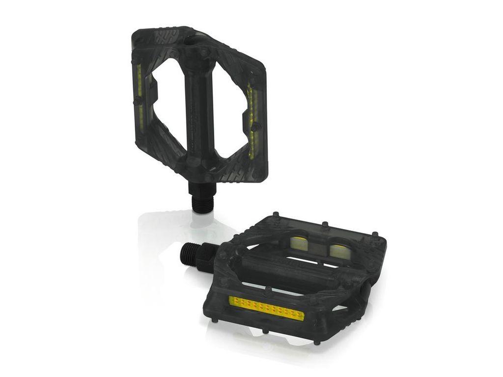 XLC Plattform-Pedal PD-M16, schwarz/transparent (1 Paar)