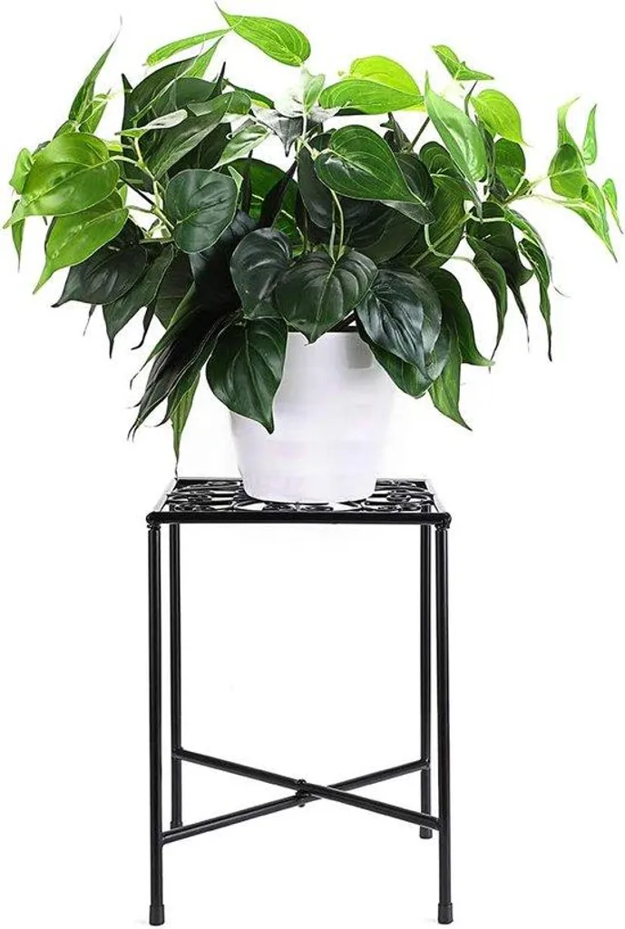 Armoire de jardin en acier noir résistante aux UV - Format carré 1m