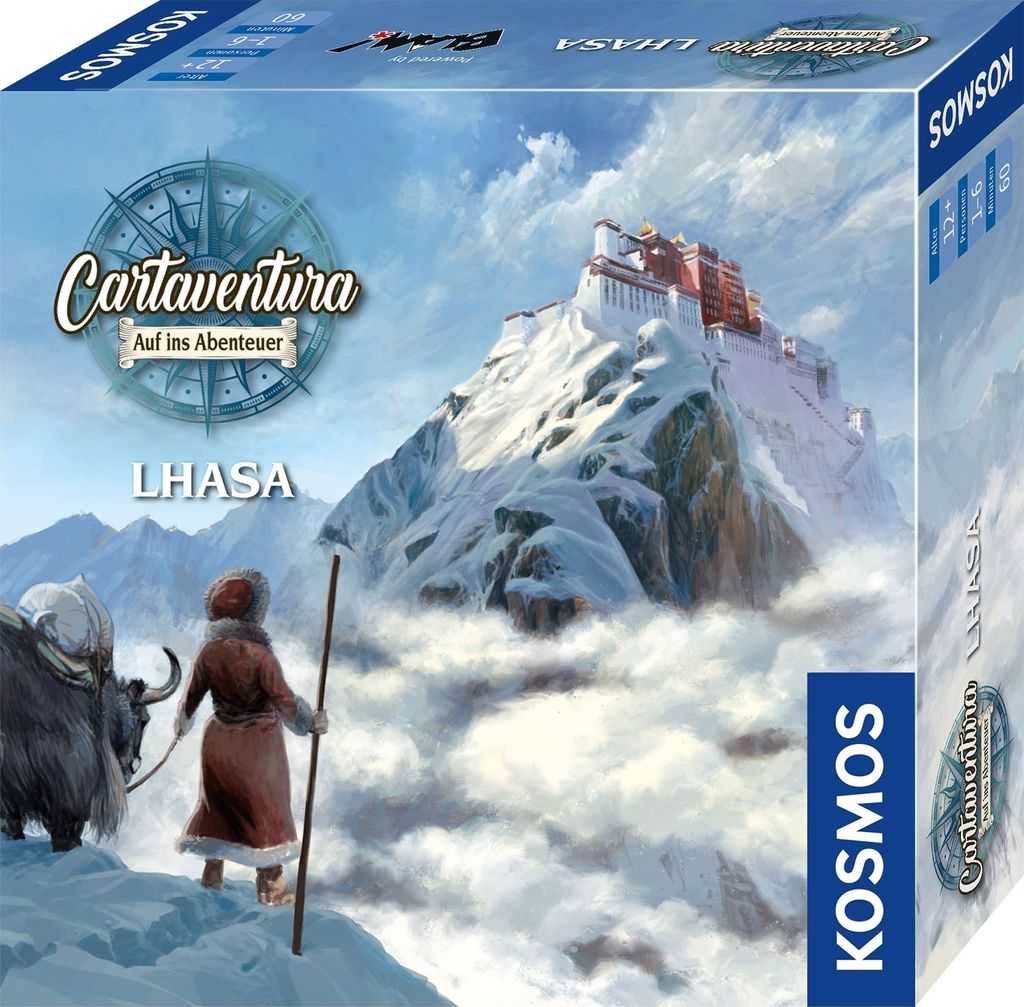 Kosmos Cartaventura Lhasa Auf ins Abenteuer, Kartenspiel, Produktbild 