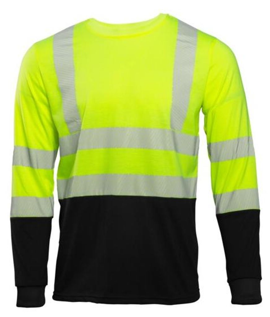 Warnschutz-T-Shirt Herren gelb Gr. L Högert Technik, EN ISO Produktbild 