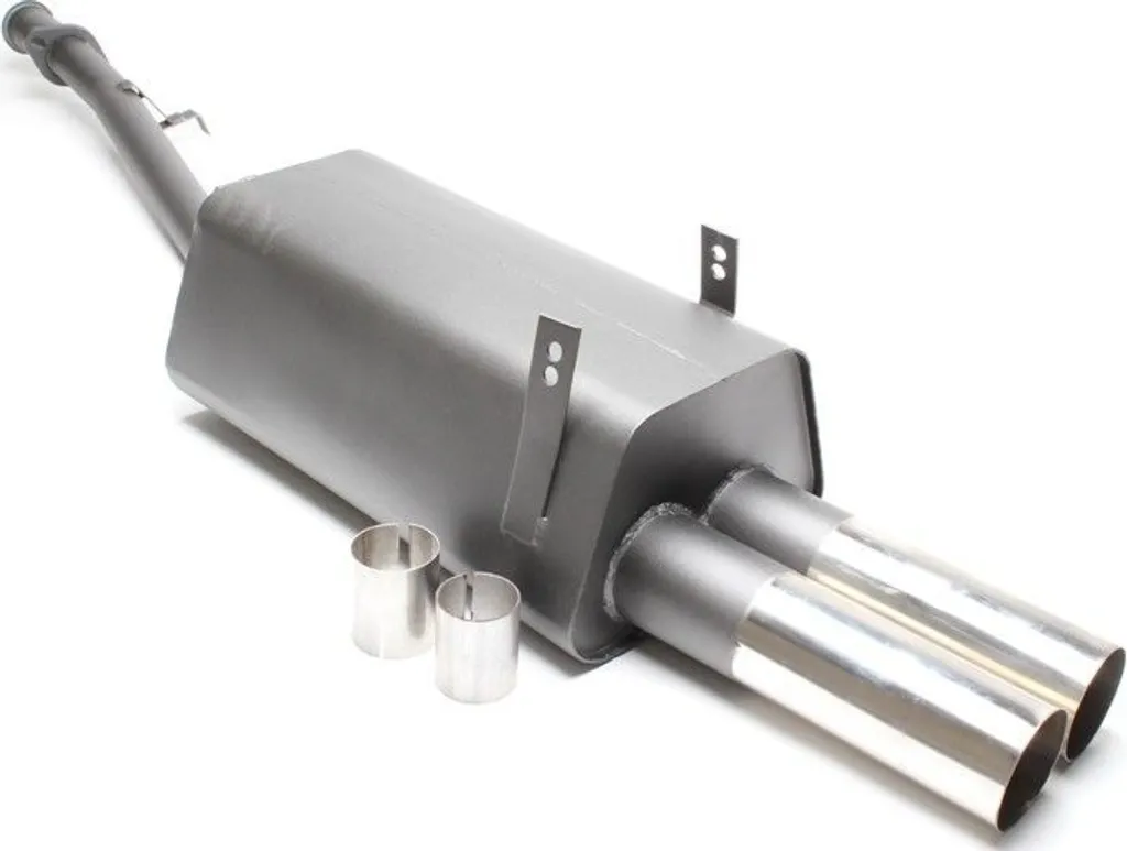 Échappement sport BMW E36 316i 318i : remplacez l'origine par le 2x76mm