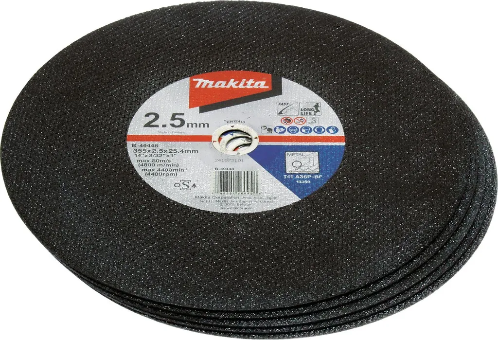Disque à tronçonner 355mm anti-vibration pour coupe d'Acier sans effort