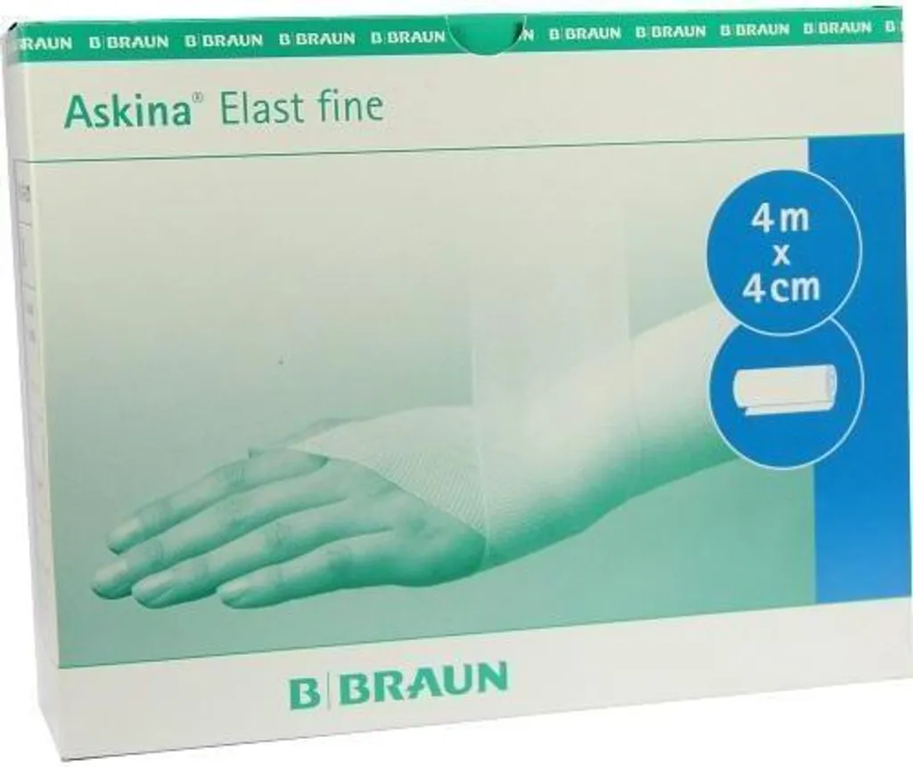 Askina Elast Benda Fine 4 cm x 4 m - Confezione 20 Pezzi B. Braun